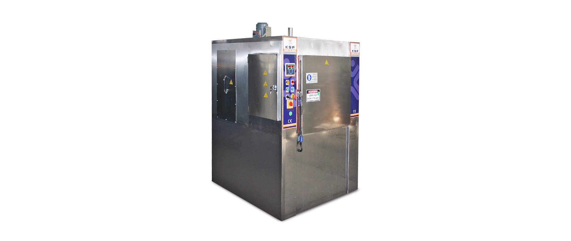 Industrial Drying Oven with Hot Air and Rotary Basket